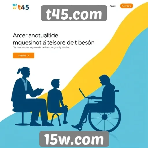 Acessibilidade e inclusão no site t45.com