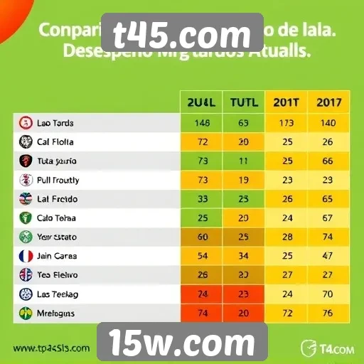 Comparativo de desempenho de jogos em t45.com
