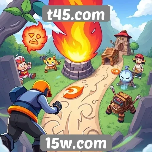 Jogos mobile mais populares no t45.com